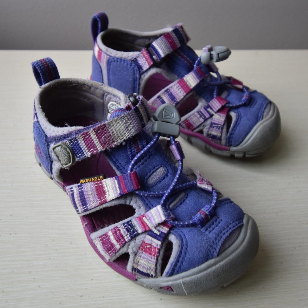 Purple Keen Kids Sandals